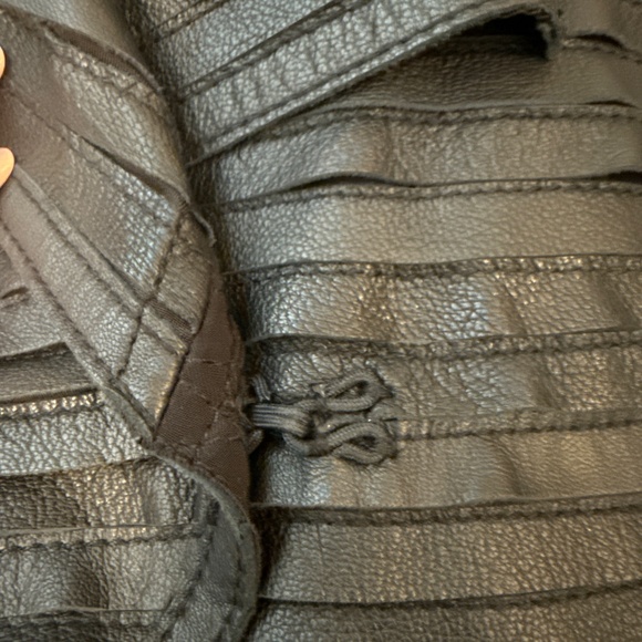 Marciano Shayna Drape Leather Jacket - Picture 9 of 9